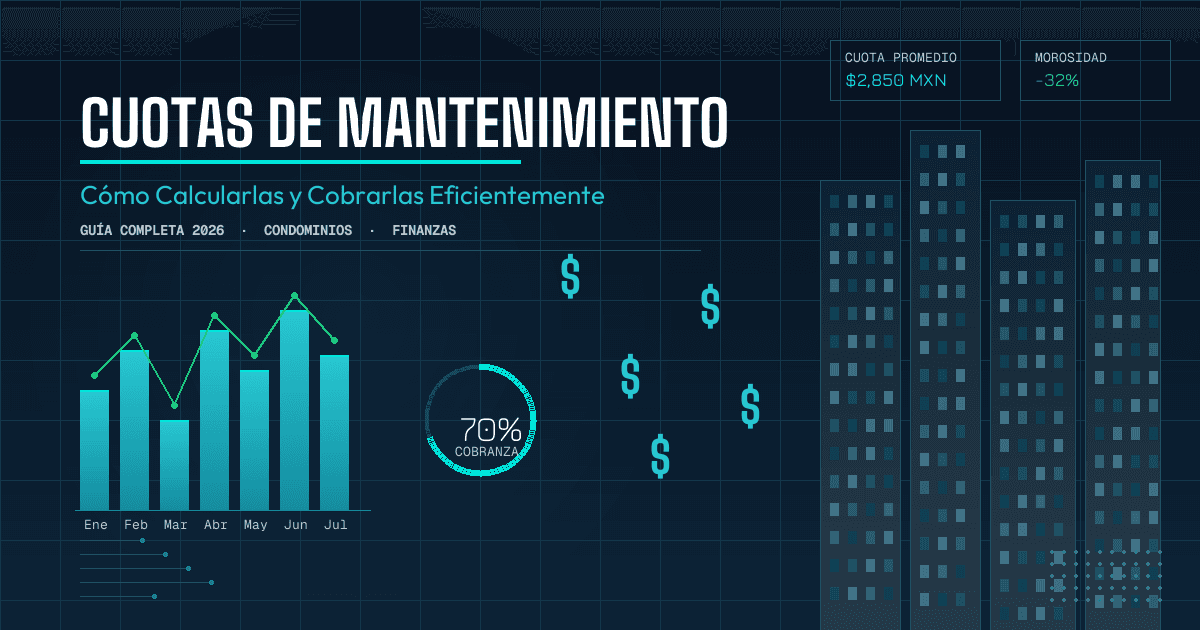 Cuotas de Mantenimiento en Condominios: Cómo Calcularlas y Cobrarlas Eficientemente