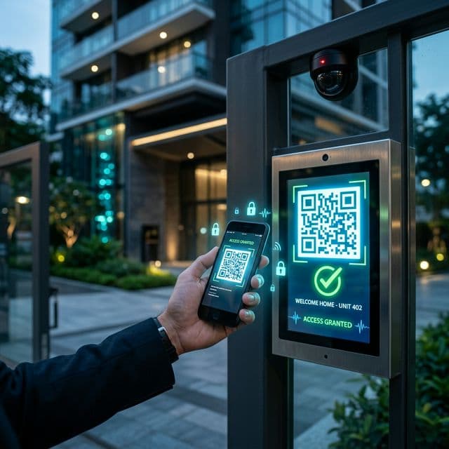 Guía de Seguridad para Condominios: Control de Accesos con Código QR
